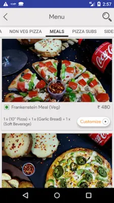 Monster Pizza android App screenshot 2